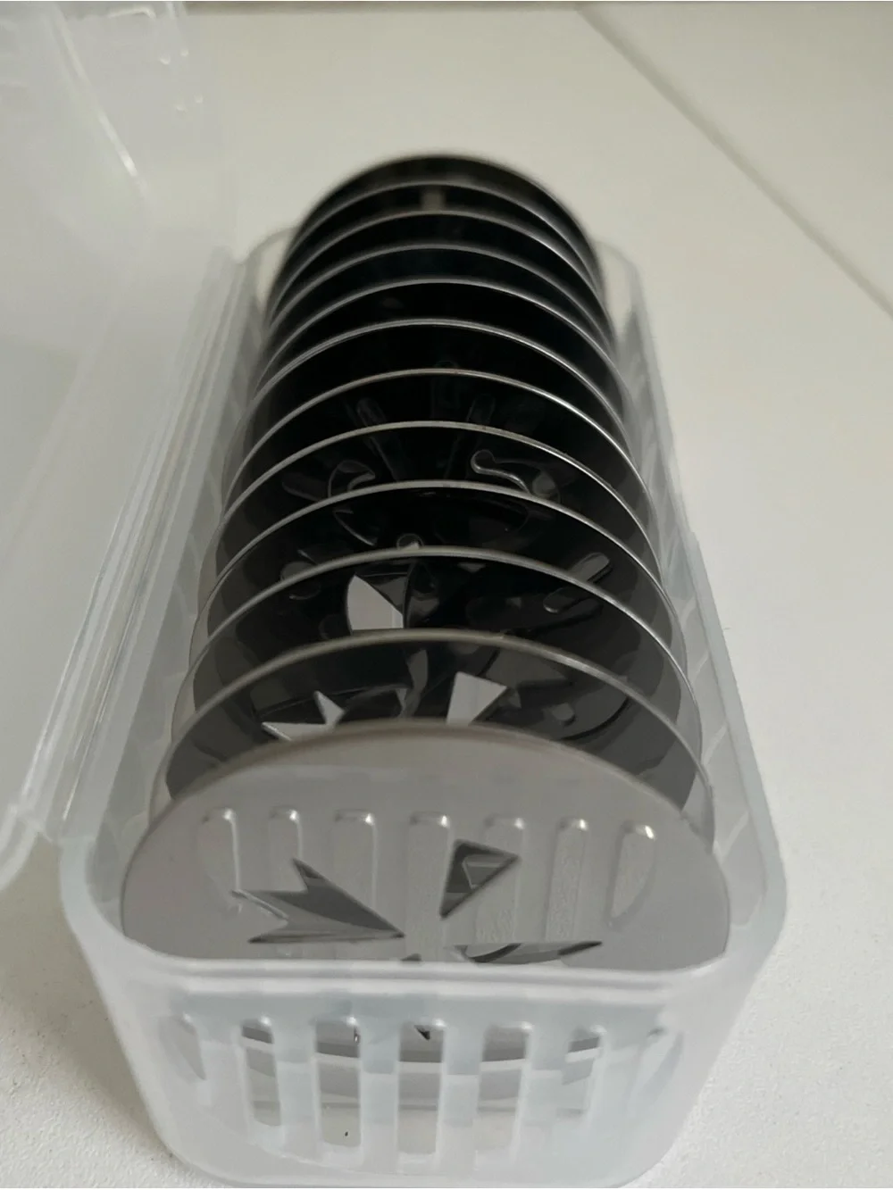 OXO Good Grips 14 Piece Cookie Press Set Stainless with 12 Disk & Storage Case